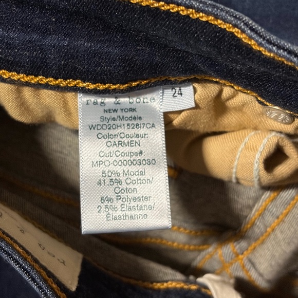 rag & bone Nina High-Rise Ankle Skinny in Carmen Jeans - Picture 5 of 6